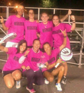 Las campeonas en el cuadro femenino.