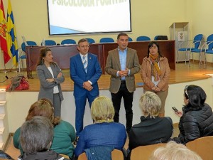 Inauguración del Aula de la Experiencia en Moguer.