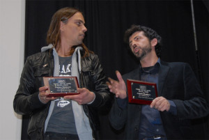 Rafael Cobos (izq.) junto a Alberto Rodríguez. / Foto: Asecam