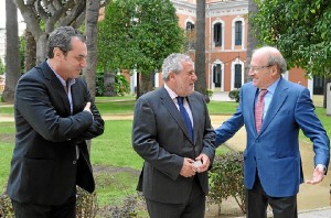 Eduardo Trías,  Antonio Joaquín Durán y Pedro Rodríguez.