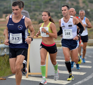 La portuguesa Vera Fernandes, ganadora en categoría femenina. / Foto: J. L. Rúa.