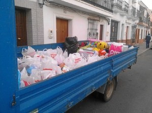 Juguetes recogidos en la campaña. 