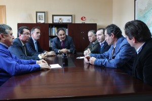 Reunión entre la Confederación Hidrográfica del Guadalquivir y los colectivos afectados.