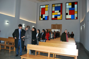 El acto se centró en la capilla. 