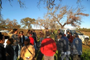 Asistentes a las jornadas celebradas en la provincia de Huelva.