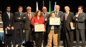 Los protagonistas de la V Exaltación del Decanato.