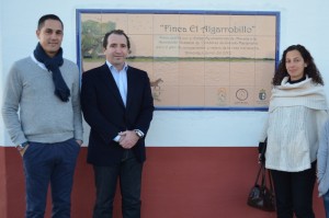 Acto de inauguración de la finca. 