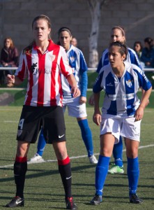 El conjunto vizcaíno no estuvo cómodo sobre el terreno de juego. / Foto: Juanma Arrazola.