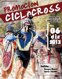 Cartel anunciador de la prueba de ciclocross del viernes.