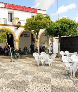 Fachada de Casino de Rosal de la Frontera. 