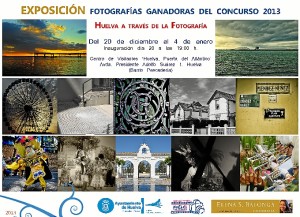 Cartel de la exposición con las obras ganadoras. 