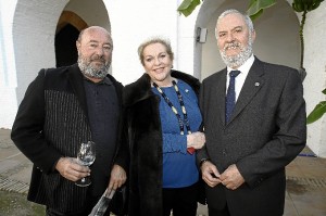 Juan Labrador, Concha Cuetos y Manuel de la Cruz Infante. 