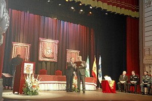 Jesús Posadas recibió el Premio Martín Alonso Pinzón a los Valores Constitucionales. / Foto: José Carlos Palma. 