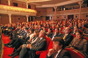 Una amplia representación onubense ha acudido al acto. / Foto: José Carlos Palma. 