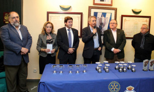 Un momento de la entrega de premios de los torneos celebrados.