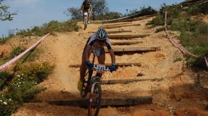 El parque Moret, escenario de una prueba de ciclocross.