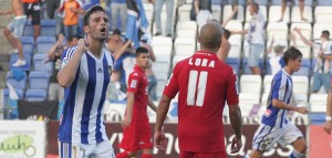 El Recre recupera gol con el retorno de Arana. / Foto: Josele Ruiz.