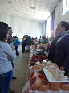 Hubo posibilidad de degustar productos típicos. 