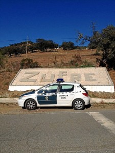 Gran labor la realizada en Zufre por la Guardia Civil.