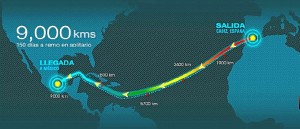 Itinerario a seguir por este aventurero.