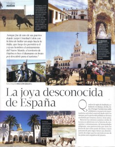 La revista 'Aló' publica este reportaje sobre Huelva.