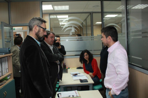 El alcalde de Ayamonte y el delegado visitaron las instalaciones del Cade ayamontino.