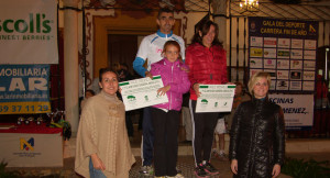 Ganadores absolutos de la prueba disputada en Moguer.