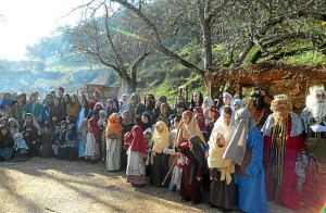 Puerto Moral se vuelca con su Belén. 