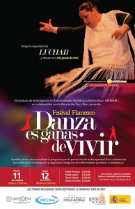 Cartel de Festival de Danza en el que participó el grupo.