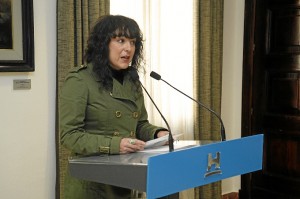 La diputada de Cultura, Elena Tobar. / Foto: José Carlos Palma