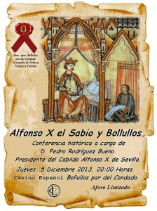 Cartel de la conferencia.