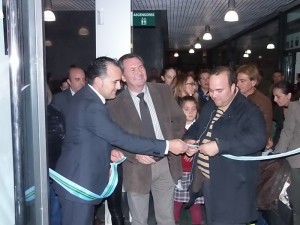 Momento de la inauguración de la Feria. 