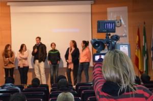 Acto de presentación del corto.