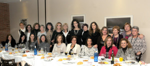 Las profesionales disfrutaron de su cena de Navidad.