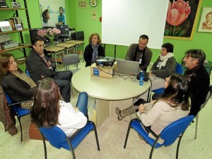 Sesión del taller medioambiental celebrado en Moguer.