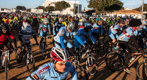 Momento de la salida de la Ruta. / Foto: J. Losa.