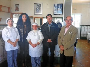 Visita al comedor en Puebla de Guzmán.