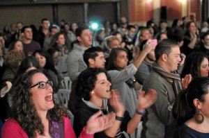 Cerca de 400 personas acudieron al concierto. 