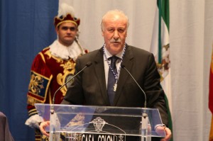 Del Bosque agradeció el reconocimiento. 