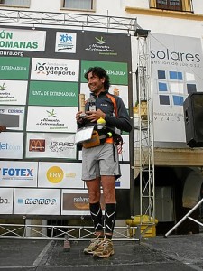 Soriano ganó los 100 km de Mérida en 2011.