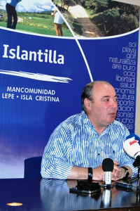 Francisco Zamudio, en la Mancomunidad de Islantilla.