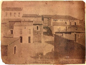 Hospital de Huelva en el año 1873. / Foto: Juan Saldaña. 