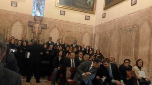 El acto se ha celebrado por primera vez en la Iglesia del Monasterio.