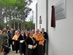 Momento de la inauguración del espacio dedicado a Zenobia.