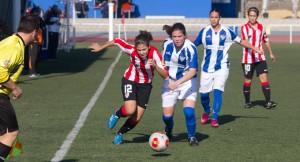 El equipo onubense confía en hacer un buen partido ante el Atlético de Madrid. / Foto: Juanma Arrazola.