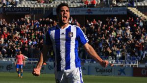 Joselu, optimista ante el partido del sábado. / Foto: Josele Ruiz.