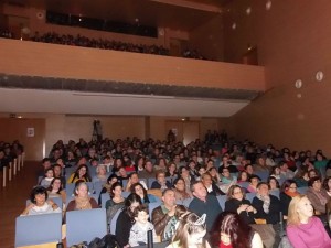 Mucho público disfrutó de la noche. 