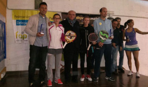 Los vencedores en el Campeonato Provincial de Pádel.