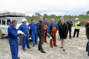 Visita a los trabajos realizados en el marco del Plan de Choque.