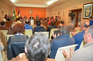 Pleno de enero en la localidad de Almonte.